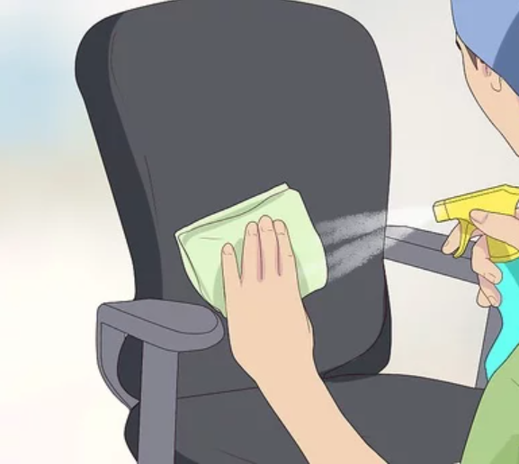 二手办公椅清洁处理效果图 二手办公椅清洁处理效果图